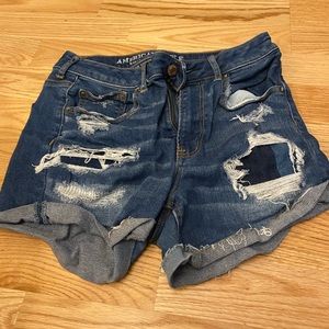 American Eagle Super High Rise Shortie size 6